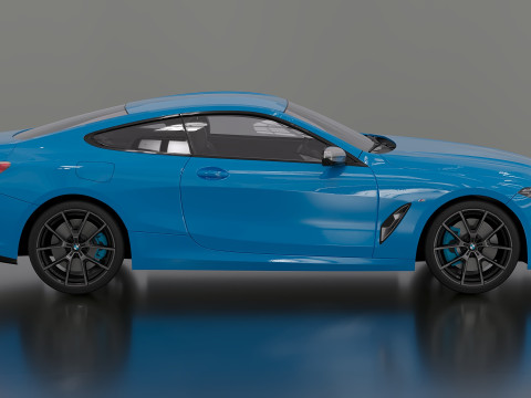 2022 8 Series G15 M850i coupe Modelo 3D