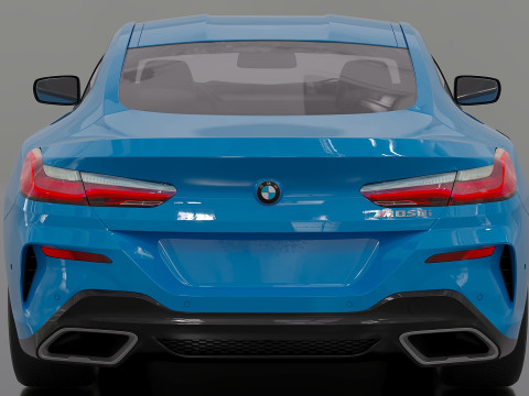 2022 8 Series G15 M850i coupe Modelo 3D