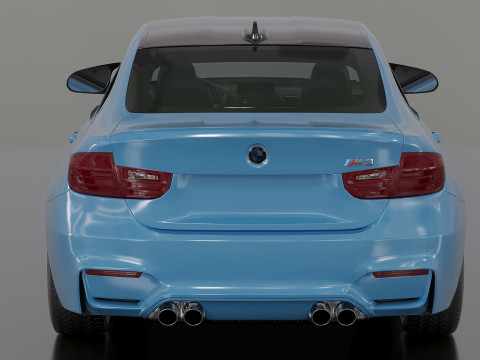 2015 M3 F30 Sedan 3D 모델