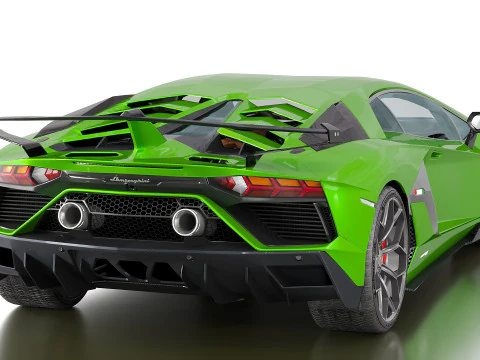 2019 Lambo Aventador 3D Model