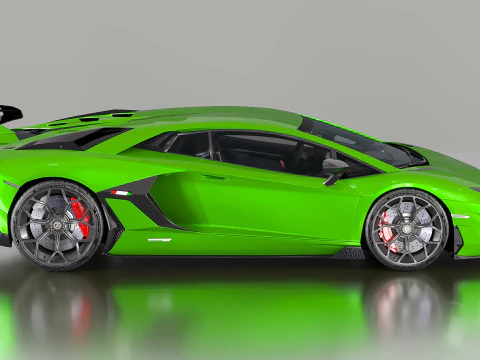2019 Lambo Aventador 3D Model