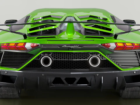2019 Lambo Aventador 3D Model
