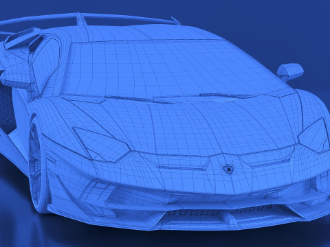 2019 Lambo Aventador Modèle 3D
