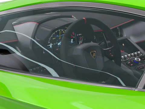 2019 Lambo Aventador 3D Model