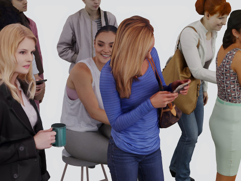 People set01 3D Model