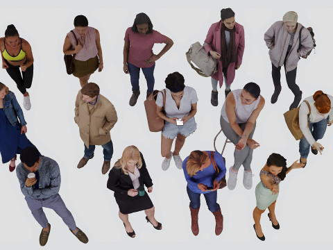 People set01 3D Model
