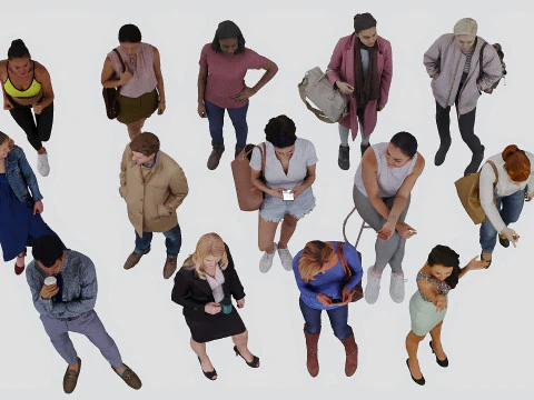 People set01 3D Model