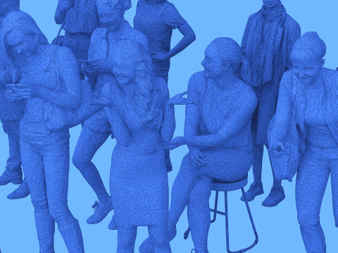 People set01 3D Model