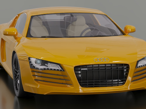 2013 Audi R8 3D Model
