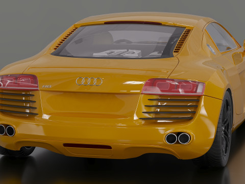 2013 Audi R8 3D Модель