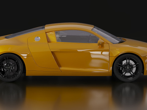2013 Audi R8 3D Модель
