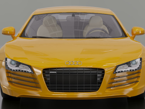 2013 Audi R8 3D Модель