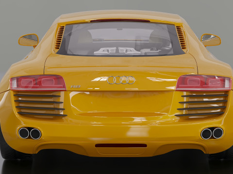 2013 Audi R8 3D Модель