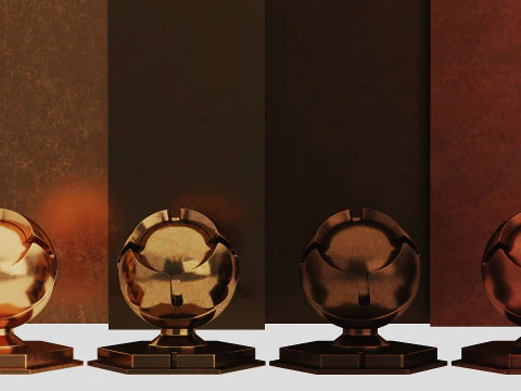 Bronze Metal Pack x4 Corona CG Textures