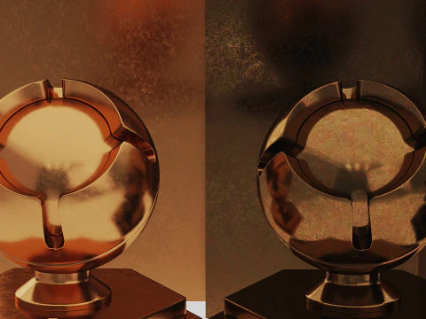 Bronze Metal Pack x4 Corona CG Textures