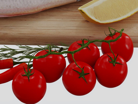 Fresh fish corona Modelo 3D
