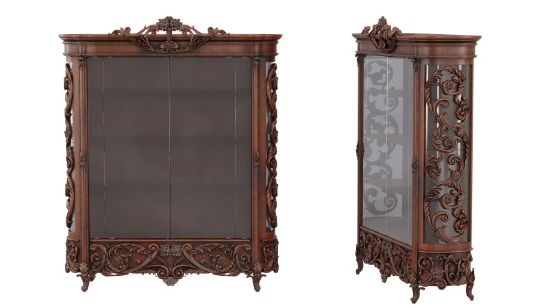 Classic carved cabinet Modèle 3D .c4d .max .obj .3ds .fbx .stl .blend 