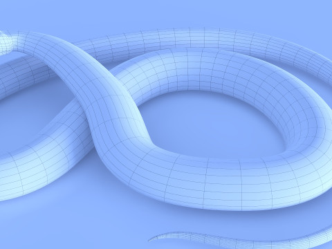Yellow python 3D Model