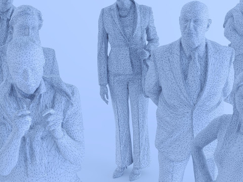 People in clothes 3D Модель