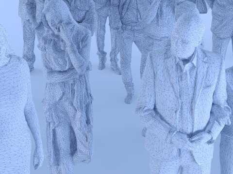 People in clothes 3D Модель