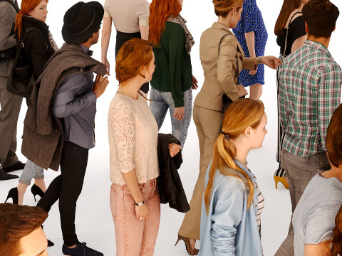 People in clothes 01 Modello 3D