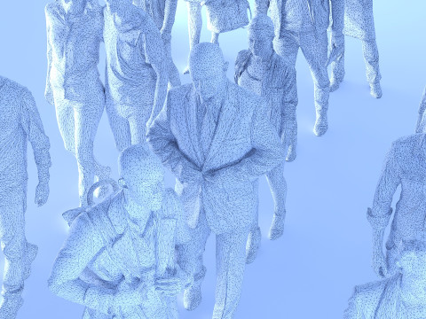 People in clothes 01 Modello 3D