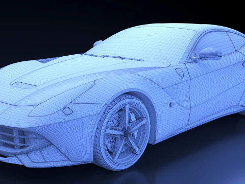 2013 Ferrari F12berlinetta 3D Model