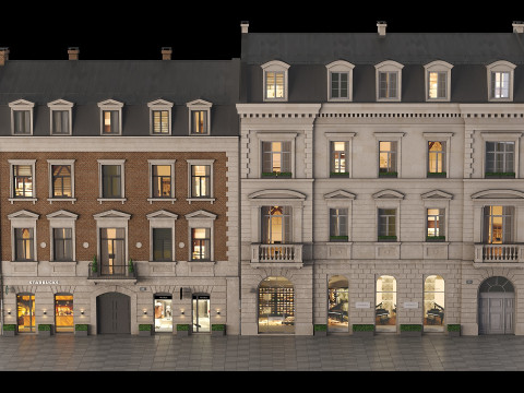 House facade 3D Model