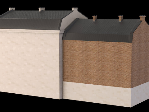 House facade 3D 모델
