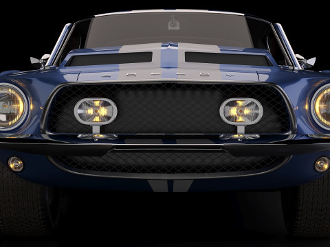 Mustang Shelby GT500KR Modelo 3D