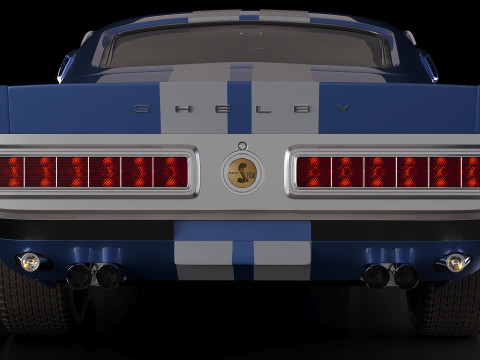 Mustang Shelby GT500KR Modelo 3D