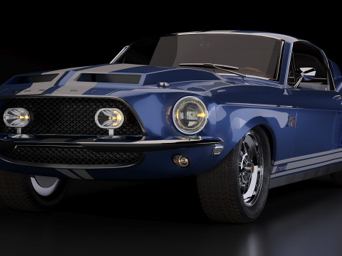 Mustang Shelby GT500KR Modelo 3D