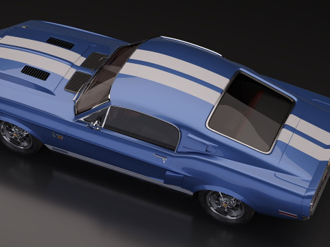 Mustang Shelby GT500KR Modelo 3D