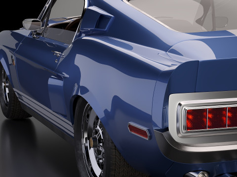 Mustang Shelby GT500KR Modelo 3D