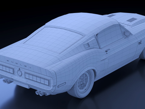 Mustang Shelby GT500KR Modelo 3D