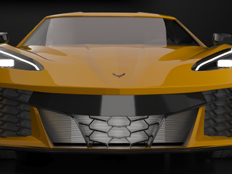 2023 Chevrolet Corvette Z06 3Dモデル