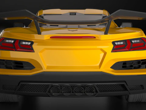 2023 Chevrolet Corvette Z06 3D Model