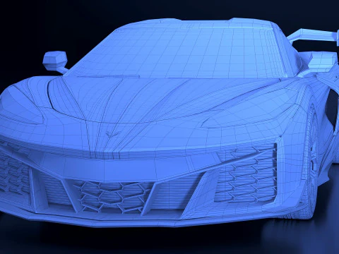 2023 Chevrolet Corvette Z06 3D Model