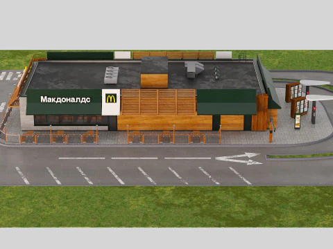 McDonalds 3D Model
