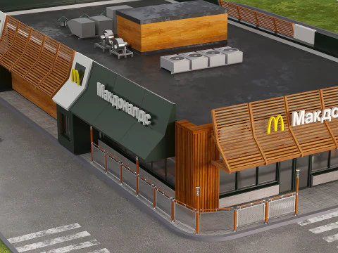 McDonald's Modello 3D