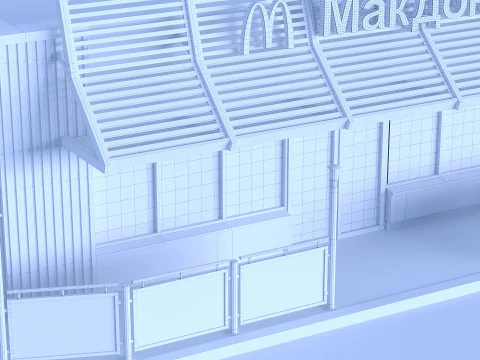 McDonald's Modello 3D