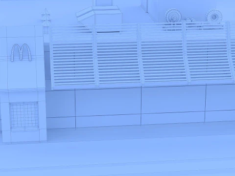 McDonald's Modello 3D