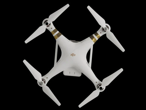 Quadrocopter DJI Phantom 3 3D Model