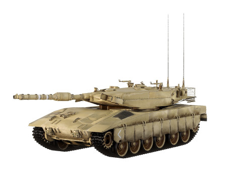 Merkava MK3 low-poly 3D Model
