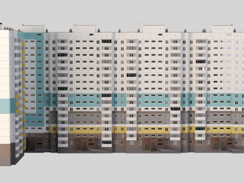 Panel House 3Dモデル