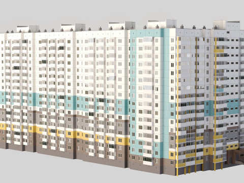 Panel House 3D-Modell
