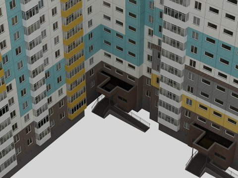 Panel House 3D-Modell