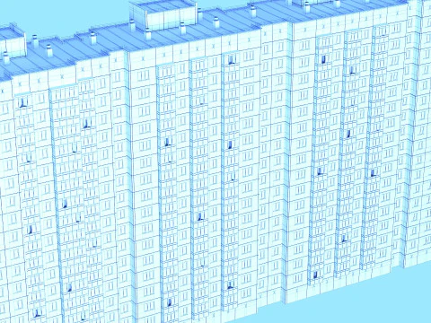 Panel House 3D Model