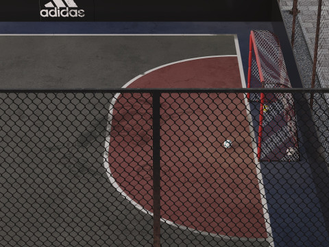 Street Soccer 3D Model