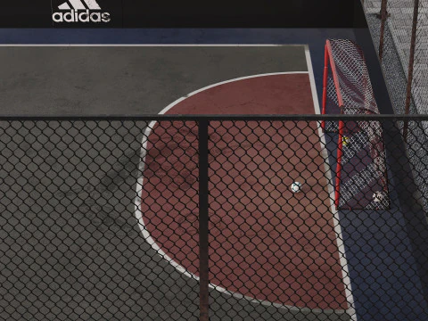 Street Soccer 3D Model